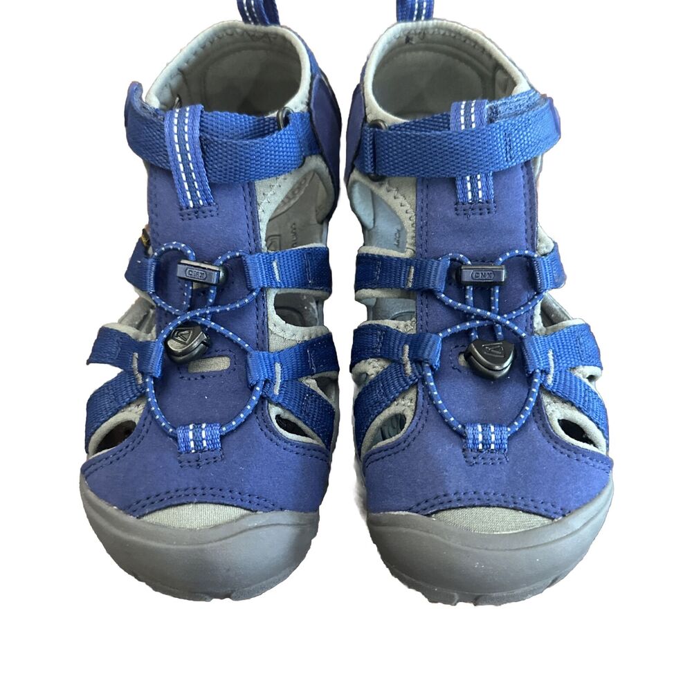 Keen Size 4 Seacamp II Blue Sandals Elastic Shoes